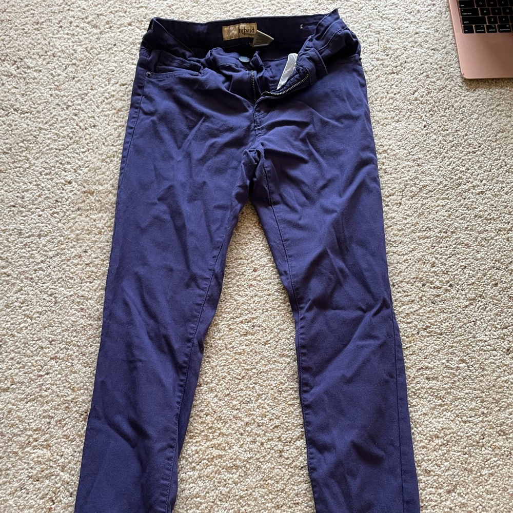 High rise blue jeggings